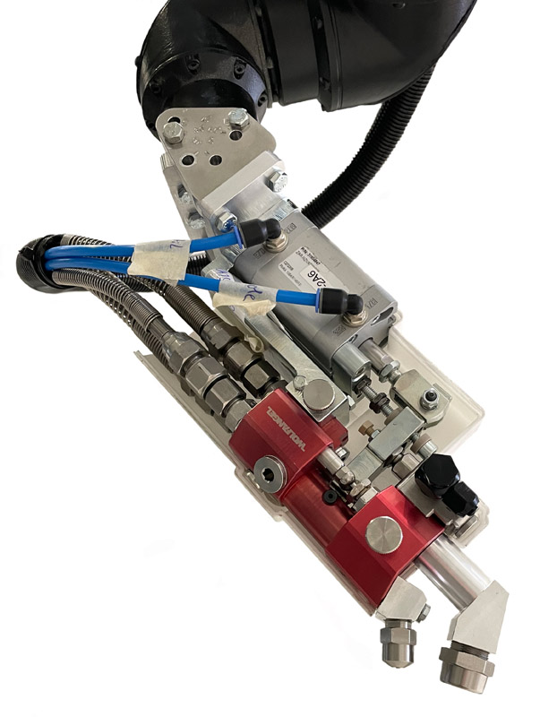 ergo.gun robot external mix gelcoater